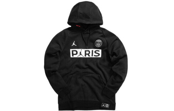 Худи Jordan Paris Saint-Germain PSG черного цвета для мужчин