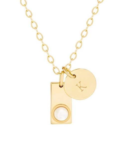 brook & york lane Initial Charm Pendant Necklace