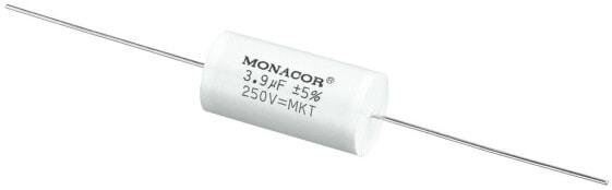 MONACOR MKTA-39 - White - Film - Cylindrical - 3900 nF - 250 V - 31 mm