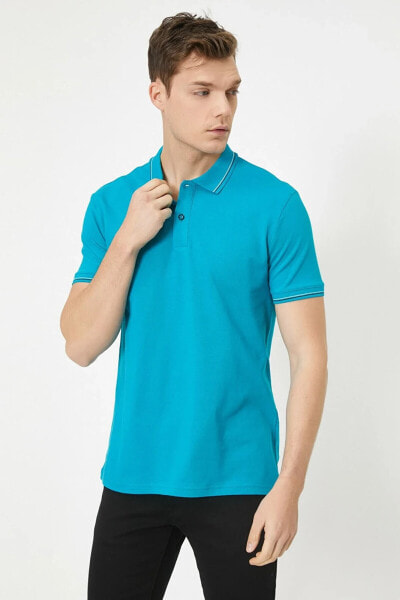 Erkek Yeşil Polo Yaka T-Shirt