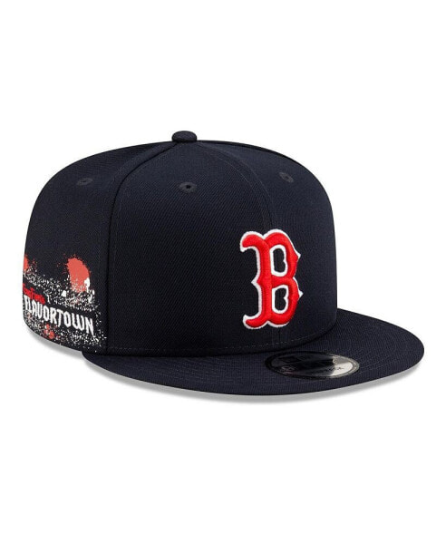 x MLB Men's Navy Boston Red Sox 9FIFTY Snapback Hat