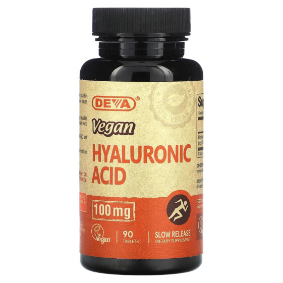 Vegan Hyaluronic Acid , 100 mg , 90 Tablets
