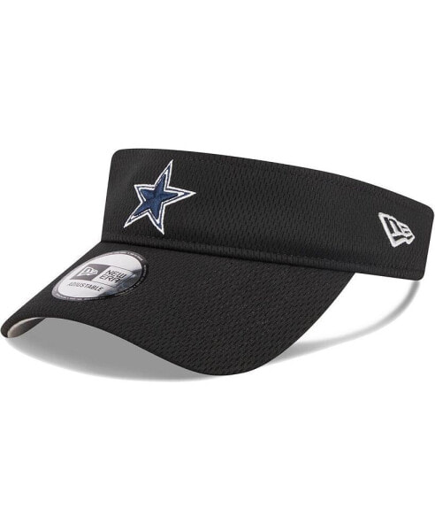 Men's Black Dallas Cowboys Adjustable Visor