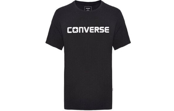Converse匡威 纯棉字母短袖T恤 男款 黑色 / Футболка Converse T T_Shirt