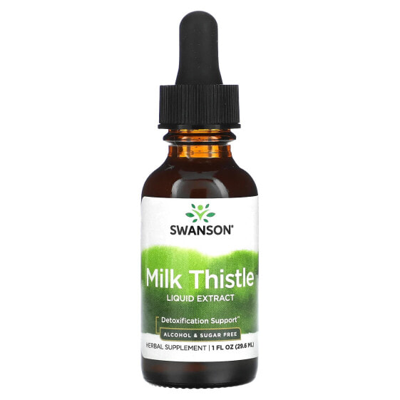 Milk Thistle Liquid Extract, Alcohol & Sugar Free, 1 fl oz (29.6 ml)