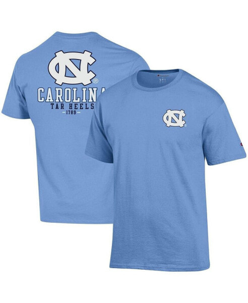 Men's Carolina Blue North Carolina Tar Heels Stack 2-Hit T-shirt