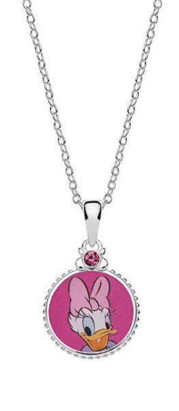 Charming Silver Necklace Daisy Duck CS00026SRPL-P (chain, pendant)
