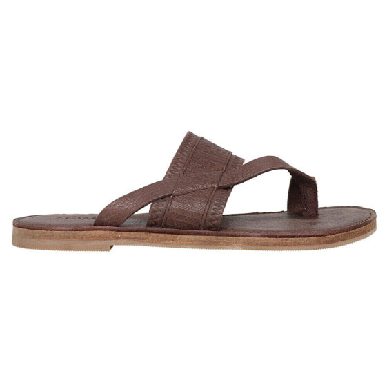 TOMS Isabela Slide Womens Brown Casual Sandals 10005891T