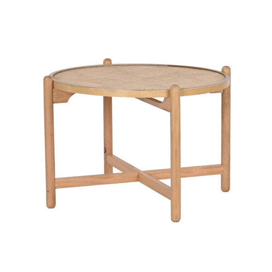 Centre Table DKD Home Decor Natural Paolownia wood 66 x 66 x 45 cm