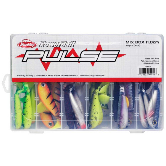 BERKLEY Pulse Shad Mix Box Soft Lure 110 mm 30 units