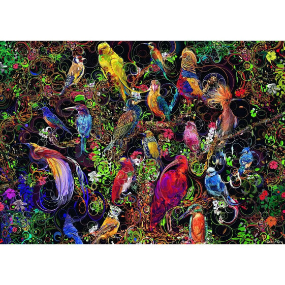 Puzzle Kunst der Vögel 1000 Teile