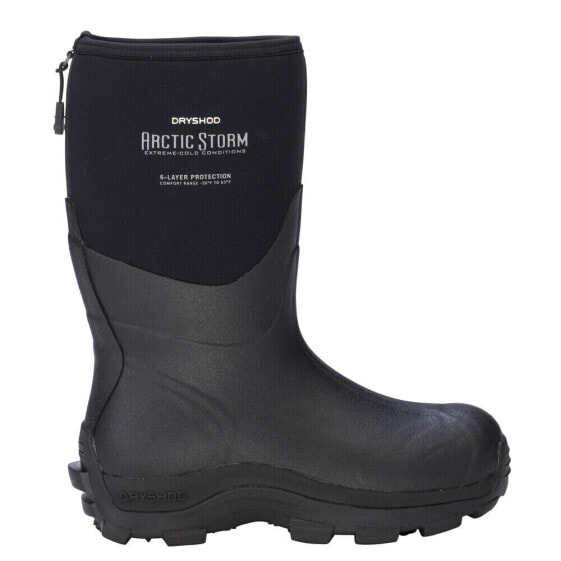 Dryshod Arctic Storm Pull On Insulated Mens Black Casual Boots ARS-MM-BK