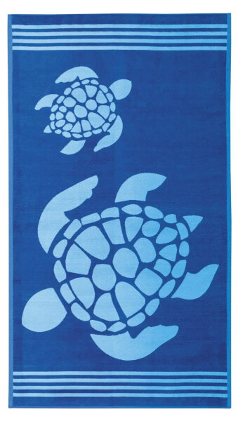 Frottee Strandtuch XXL TROPICAL TURTLE