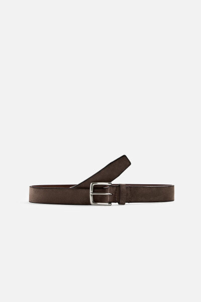 SPLIT SUEDE LEATHER BELT