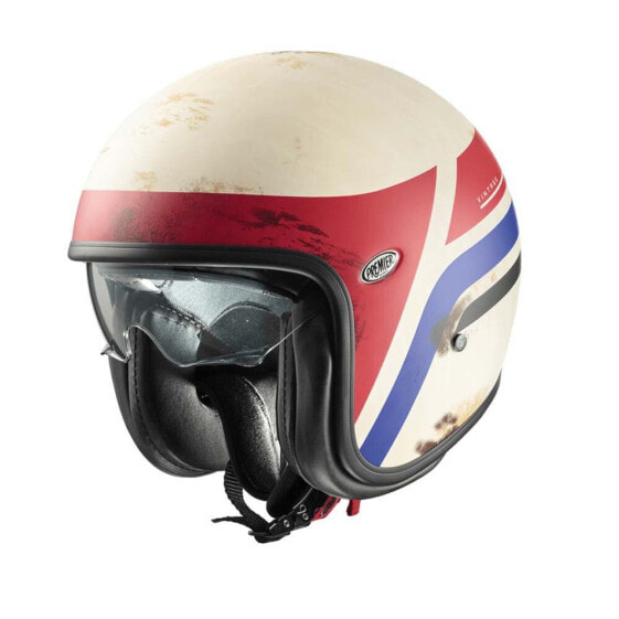 Шлем мотоциклетный открытый PREMIER HELMETS Vintage K8 BM Ece 22.06