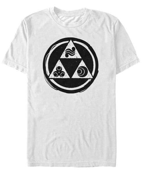 Nintendo Men's Legend of Zelda Triforce Symbols Short Sleeve T-Shirt