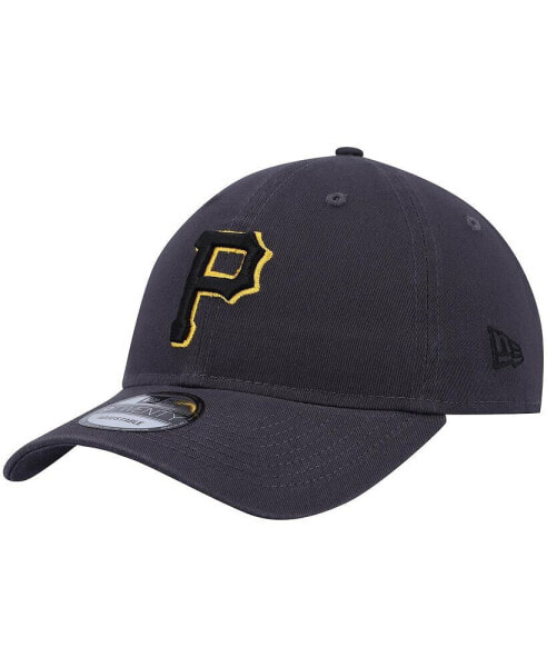 Men's Graphite Pittsburgh Pirates Fashion Core Classic 9TWENTY Adjustable Hat
