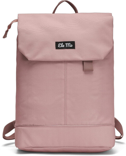 Ela Mo™ Daypack Backpack | Beautiful and Thoughtful | with Laptop Compartment & Anti-Theft Bag |, Rose On Rocks