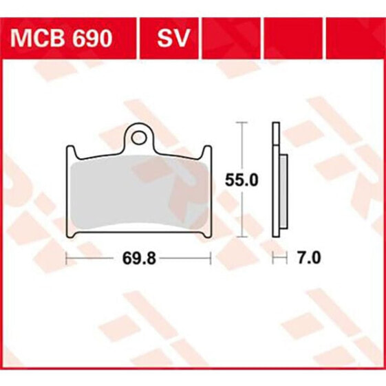 TRW Performance Street Suzuki GSF 1200 Bandit 96 Sintered Front Brake Pads