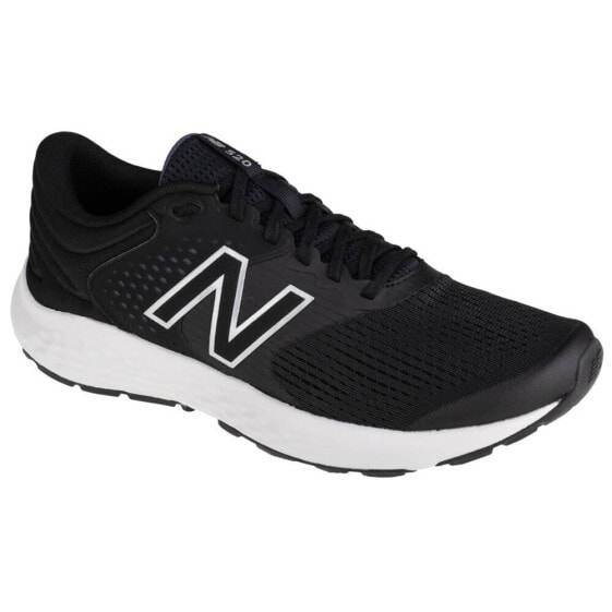 Мужские кроссовки спортивные для бега черные текстильные низкие  New Balance 520