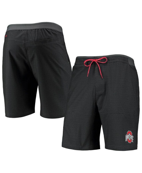 Men's Charcoal Ohio State Buckeyes Twisted Creek Omni-Shield Shorts