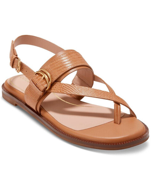 Women's Anica Lux Buckle Flat Sandals