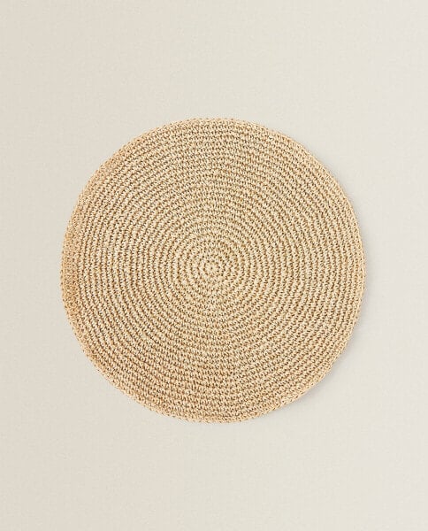 Round paper placemat
