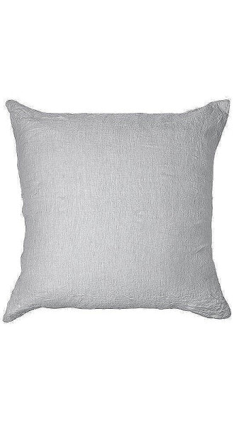 26" x 26" French Linen Euro Pillow with Feather & Down Insert