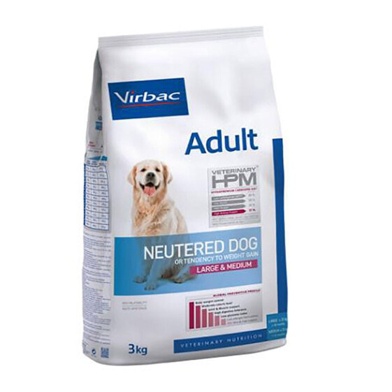 VIRBAC HPM Adult Neutered Large Medium 12kg Dog Food