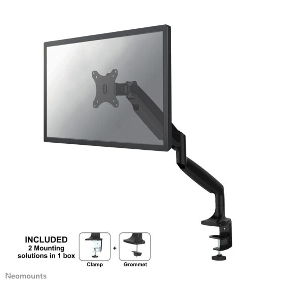 Neomounts by Newstar Select monitor arm desk mount - Clamp/Bolt-through - 9 kg - 25.4 cm (10") - 81.3 cm (32") - 100 x 100 mm - Black