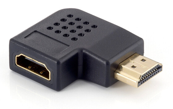 Equip Angled HDMI Adapter Male to Female - HDMI - HDMI - Black