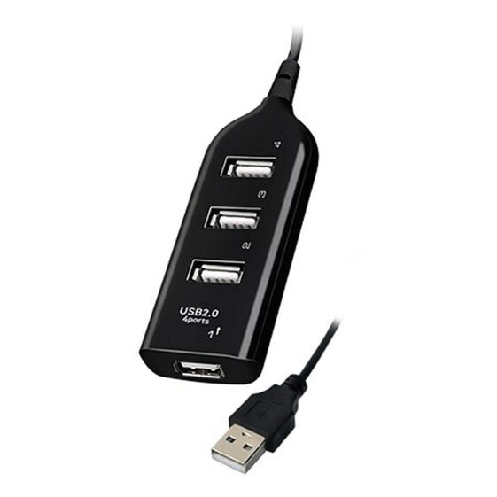 USB-разветвитель Vakoss TC-234UX Белый Чёрный