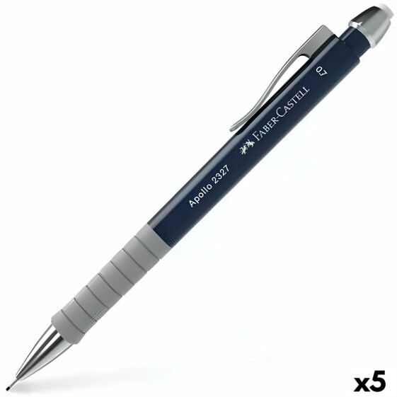 Механический карандаш Faber-Castell Apollo 2327 Тёмно Синий 0,7 mm (5 штук)