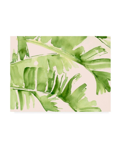 Jennifer Paxton Parker Peachy Palms I Canvas Art - 27" x 33.5"