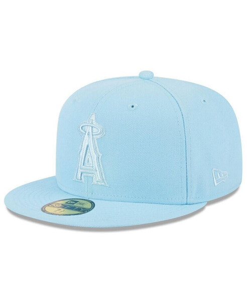 Men's Light Blue Los Angeles Angels 2023 Spring Color Basic 59FIFTY Fitted Hat