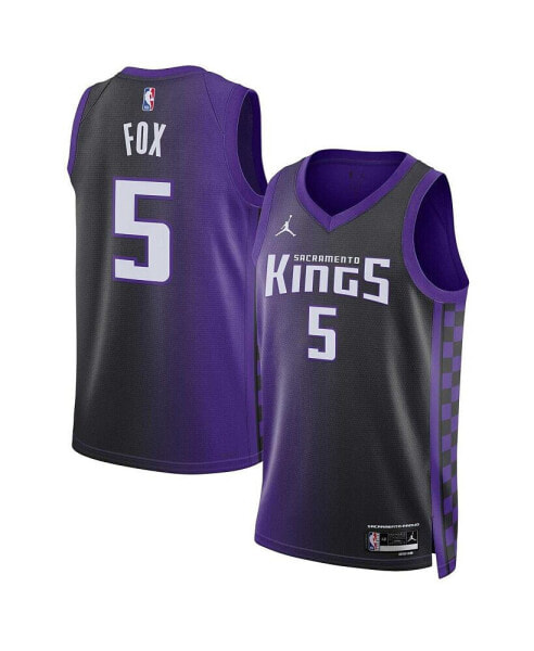 Men's and Women's De'Aaron Fox Purple Sacramento Kings Swingman Jersey - Statement Edition