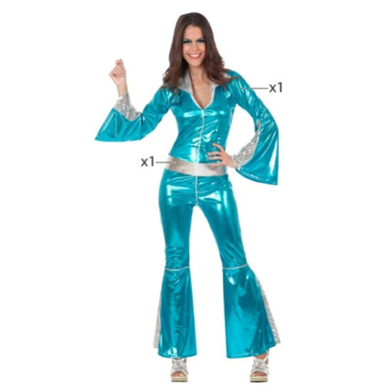 Маскарадные костюмы для взрослых Disco Синий