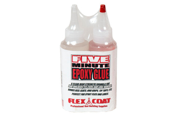 Flex Coat Rod Building 5 Minute Epoxy Glue - Pick Size -Free Shipping