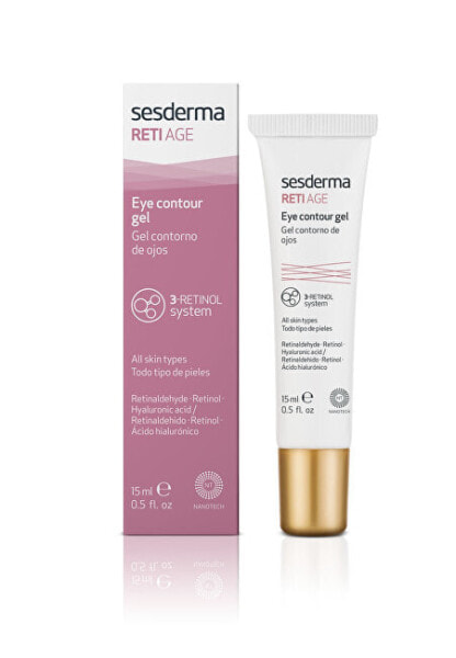 Cleansing eye cream against edema and dark circles Reti Age (Eye Contour Gel) 15 ml