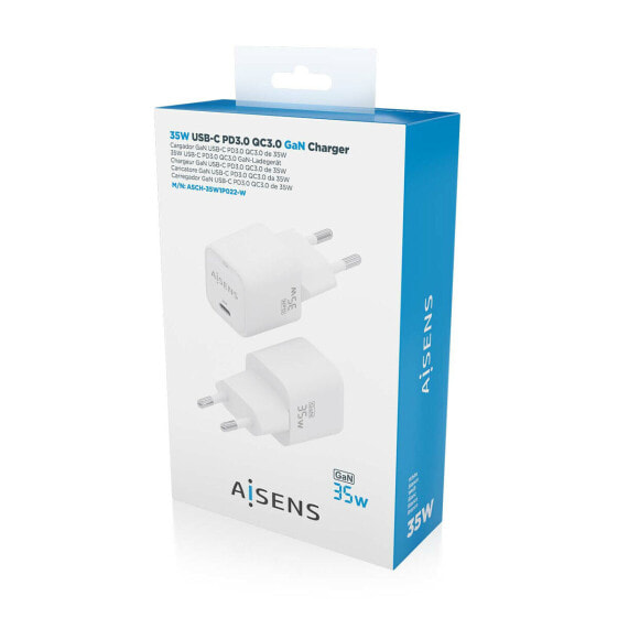 Зарядное устройство AISENS Wall Charger ASCH-35W1P022-W White 35 Вт