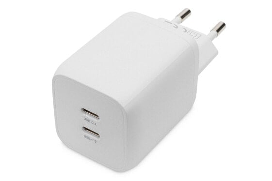 DIGITUS USB-C Charger, 2-port, 65W GaN