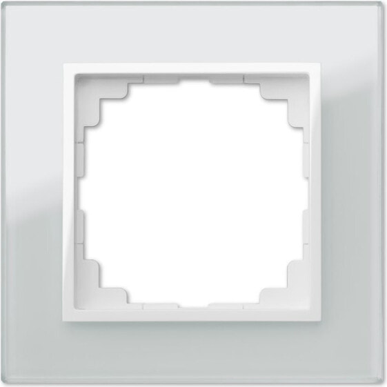 Elektro-Plast Ramka Sentia 1-krotna szklana biała (1471-62)