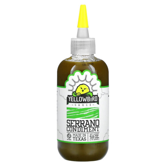 Yellowbird Sauce, Приправа Serrano, 278 г (9,8 унции)