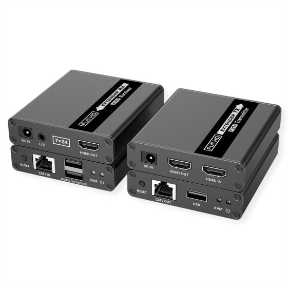 ROTRONIC-SECOMP KVM Verlängerung via TP USB+ HDMI 1080Pa60Hz+ Audio 70m - Audio/Multimedia - Digital