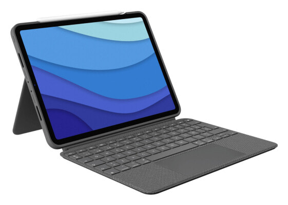 Logitech Combo Touch for iPad Pro 11-inch (1st - 2nd - 3rd and 4th gen) - QWERTY - Spanish - Trackpad - 1.8 cm - 1 mm - Apple
