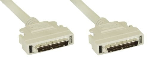 InLine SCSI II Cable 50 Pin Mini D-sub male / male 2m