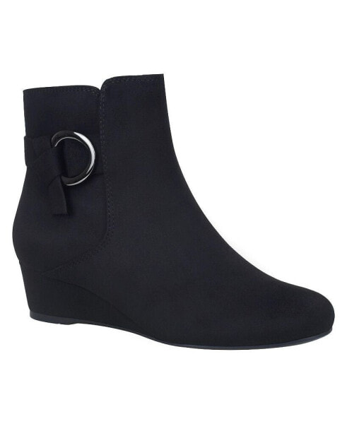 Women's Gasha Memory Foam Wedge Booties