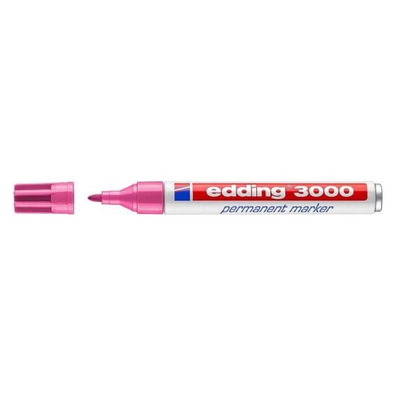 Фломастеры EDDING 3000 Permanent Marker 10 штучек розовые