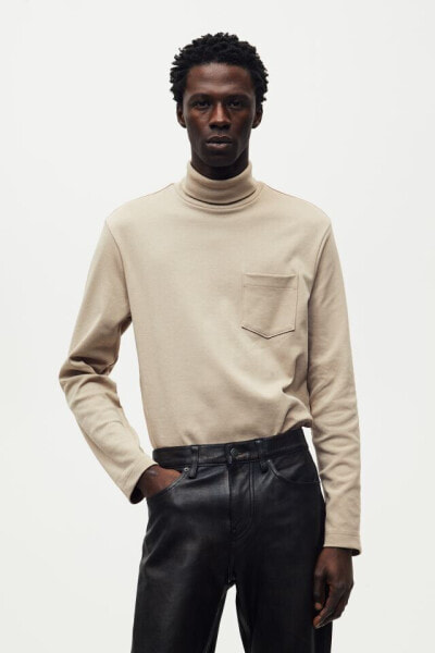 Regular Fit Turtleneck Shirt