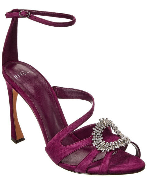 Alexandre Birman Alicia Suede Sandal Women's Purple 37